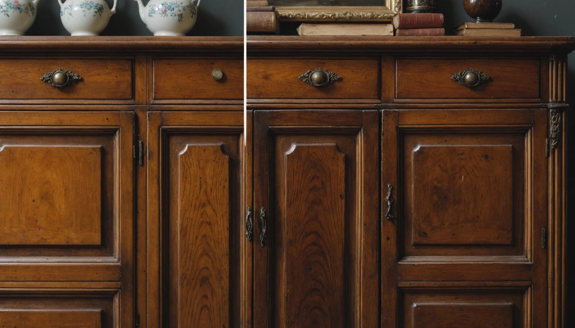 diy vs professional antique cabinet glazing
