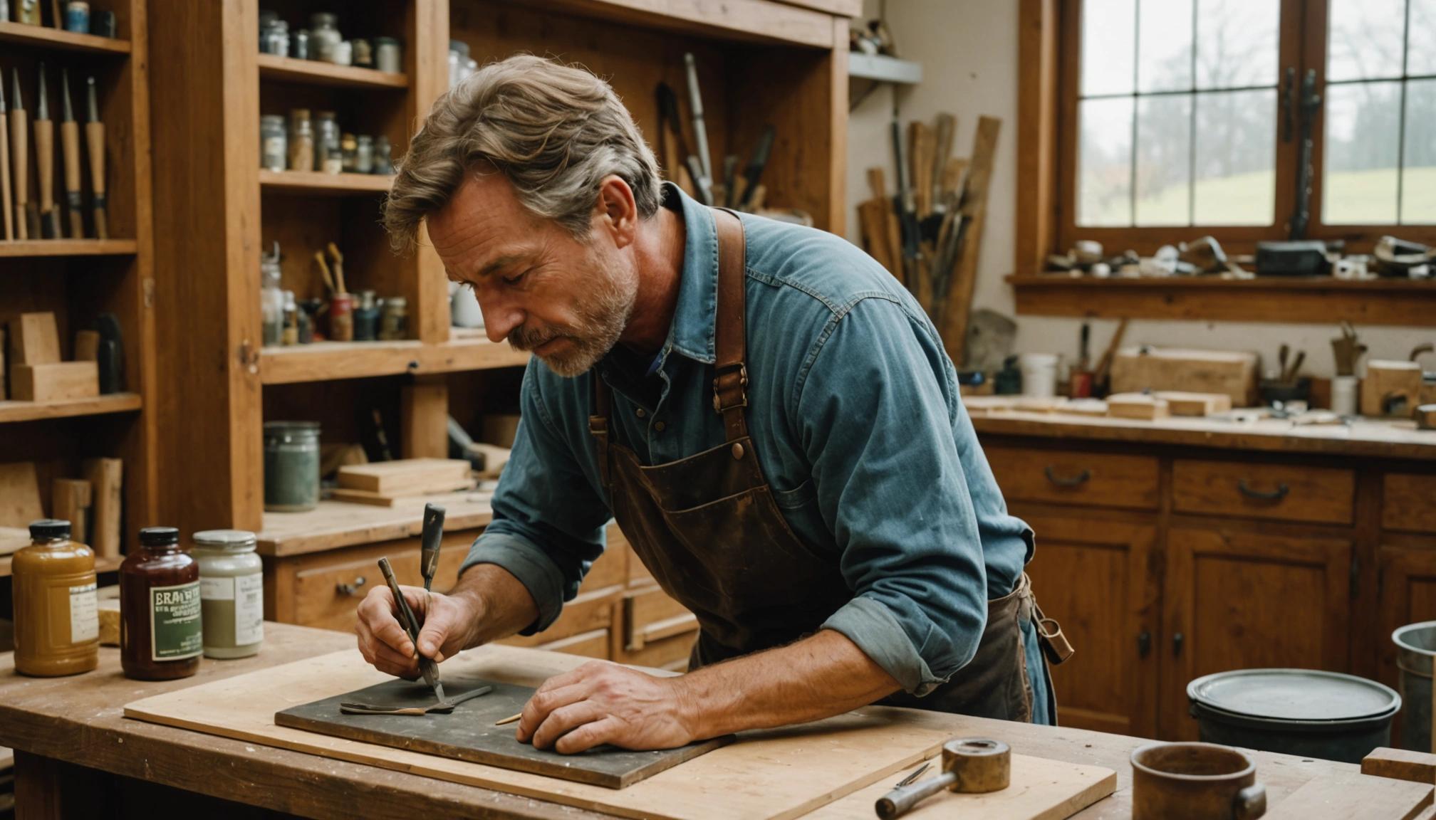 antique glaze cabinet refinishing process