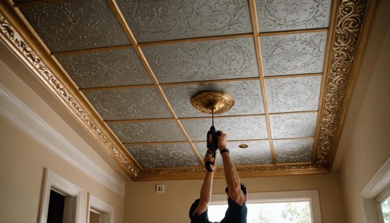 How to Install Metallic Ceilings with 3D Stencils in Texas Homes (Step-by-Step Guide)