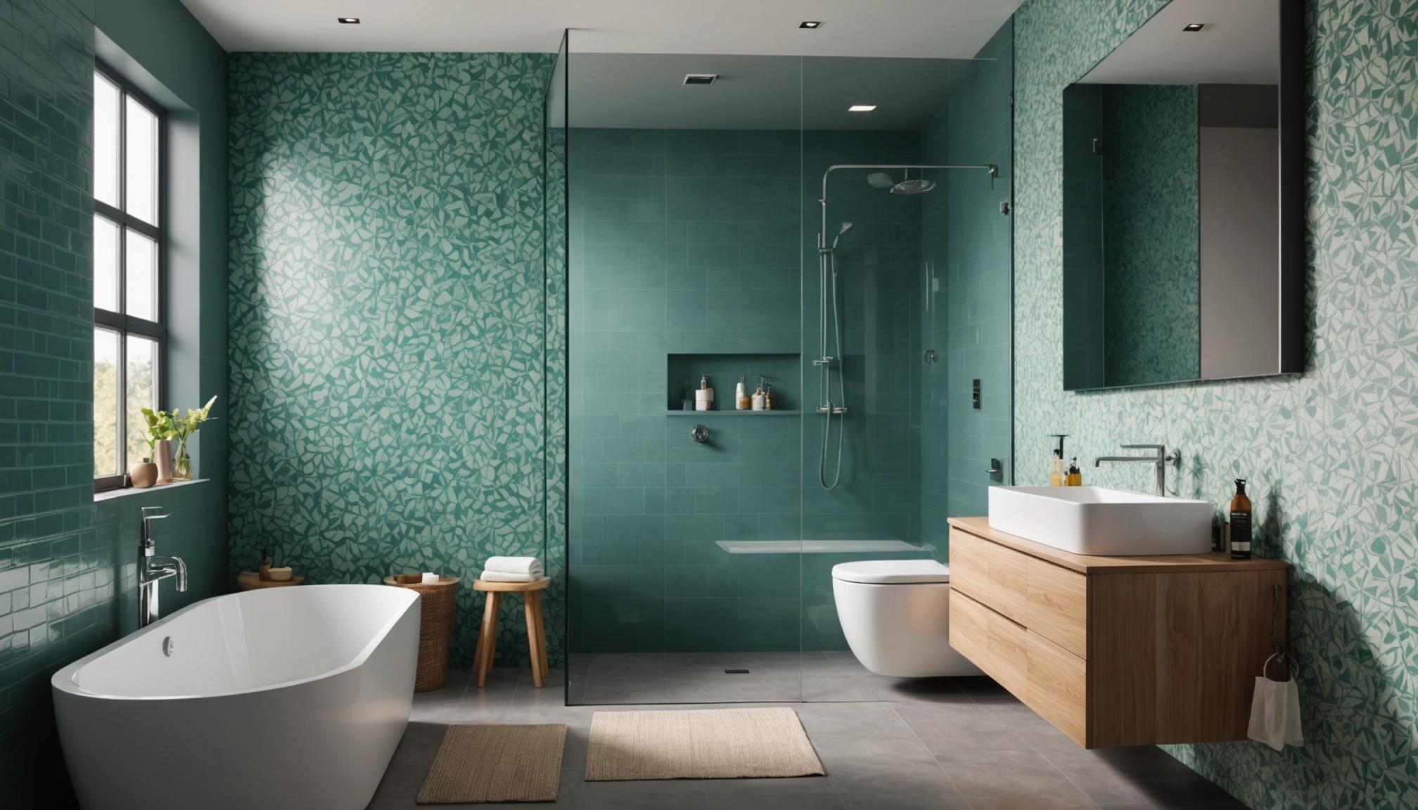 what to put on bathroom walls instead of tiles