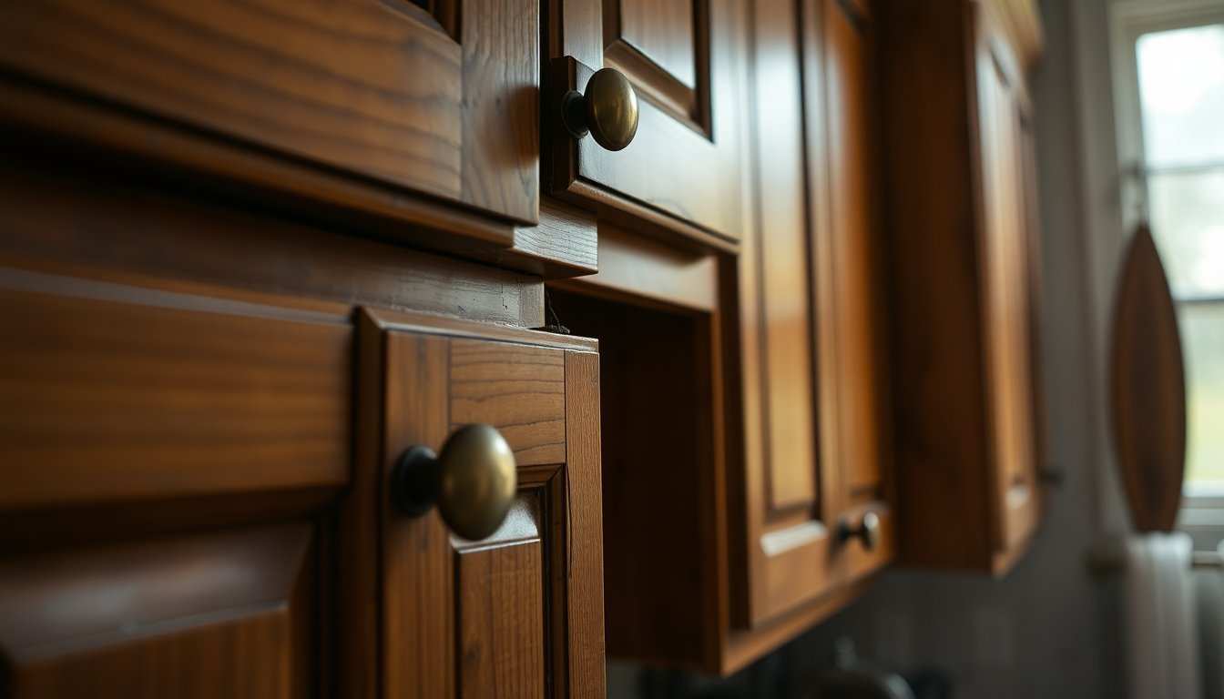signs cabinets need antique glaze refinishing